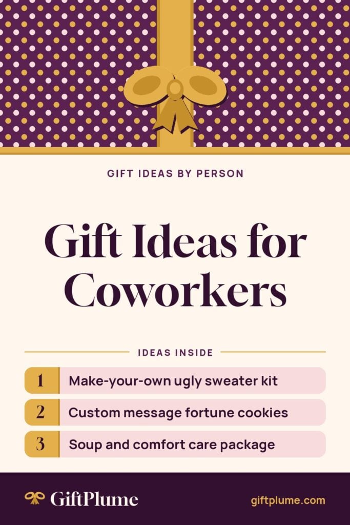 Gift Ideas for Coworkers pin