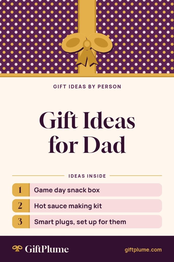 Gift Ideas for Dad pin