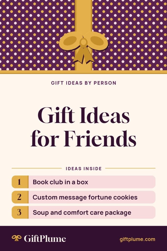 Gift Ideas for Friends pin