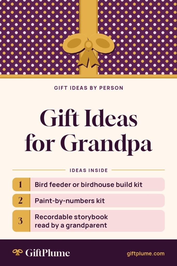 Gift Ideas for Grandpa pin
