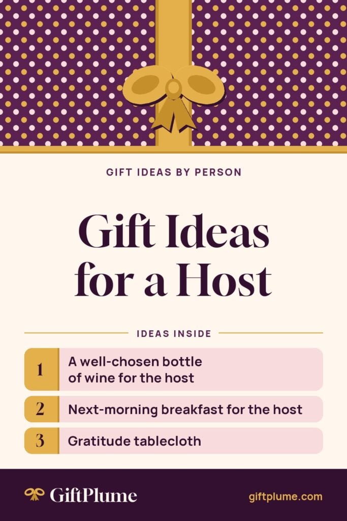 Gift Ideas for a Host pin