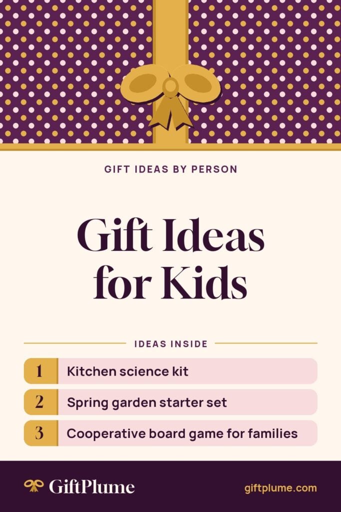 Gift Ideas for Kids pin