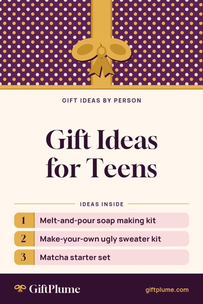 Gift Ideas for Teens pin