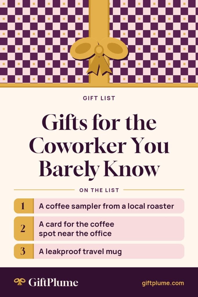 Gifts for the Coworker You Barely Know pin