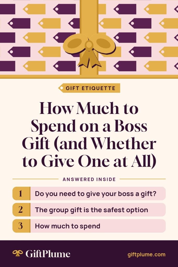 How Much to Spend on a Boss Gift (and Whether to Give One at All) pin