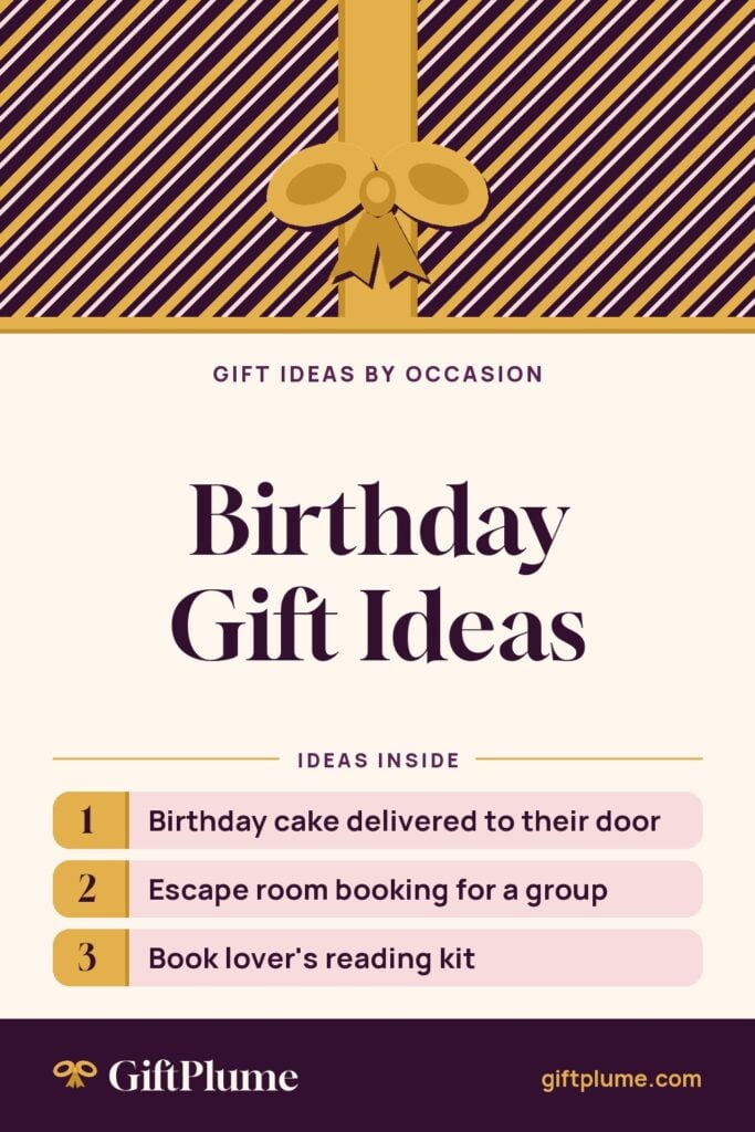 Birthday Gift Ideas pin