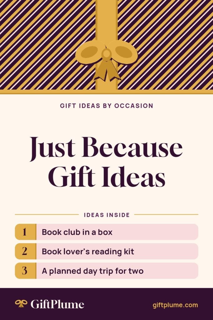 Just Because Gift Ideas pin