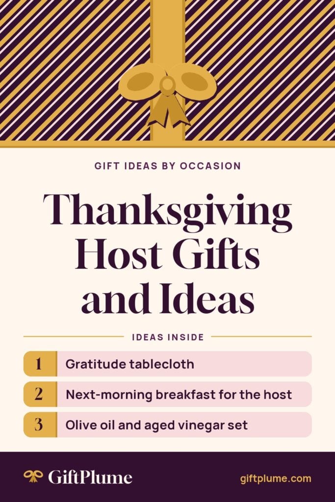 Thanksgiving Host Gifts and Ideas pin