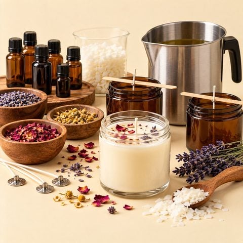 Candle-pouring workshop