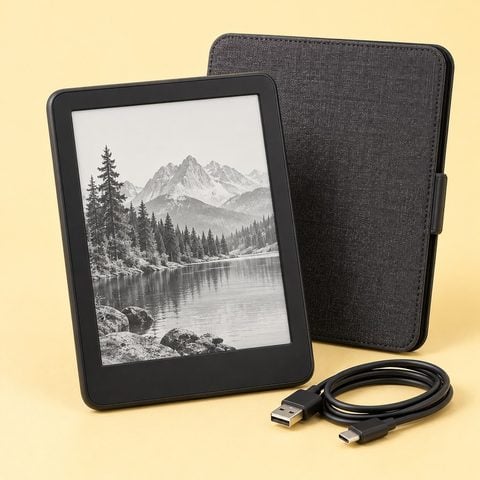 Glare-free e-reader